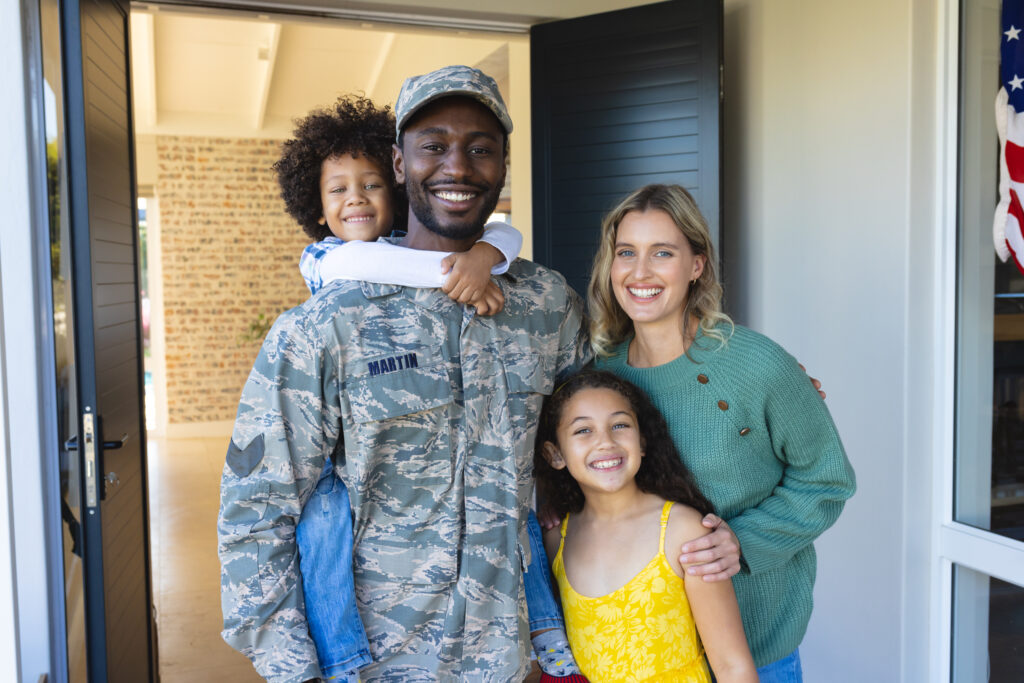 portrait of happy multiracial soldier with woman a 2023 11 27 05 16 45 utc After Action an AM Health Care Program