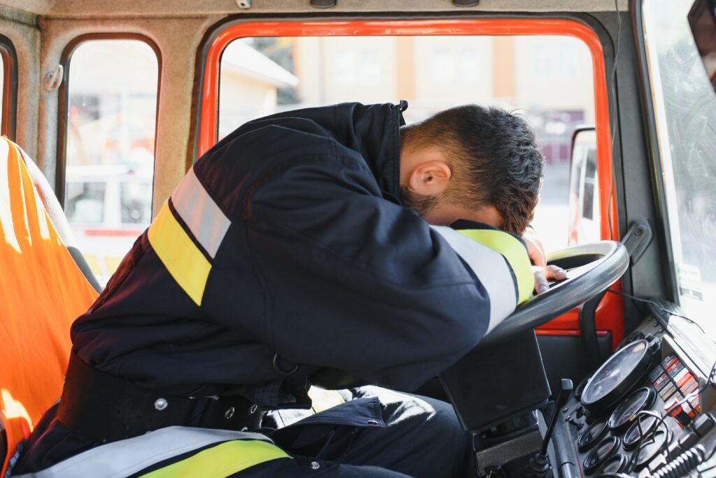 firefighter at the wheel of an emergency vehicle d 2023 11 27 05 03 17 utc After Action an AM Health Care Program