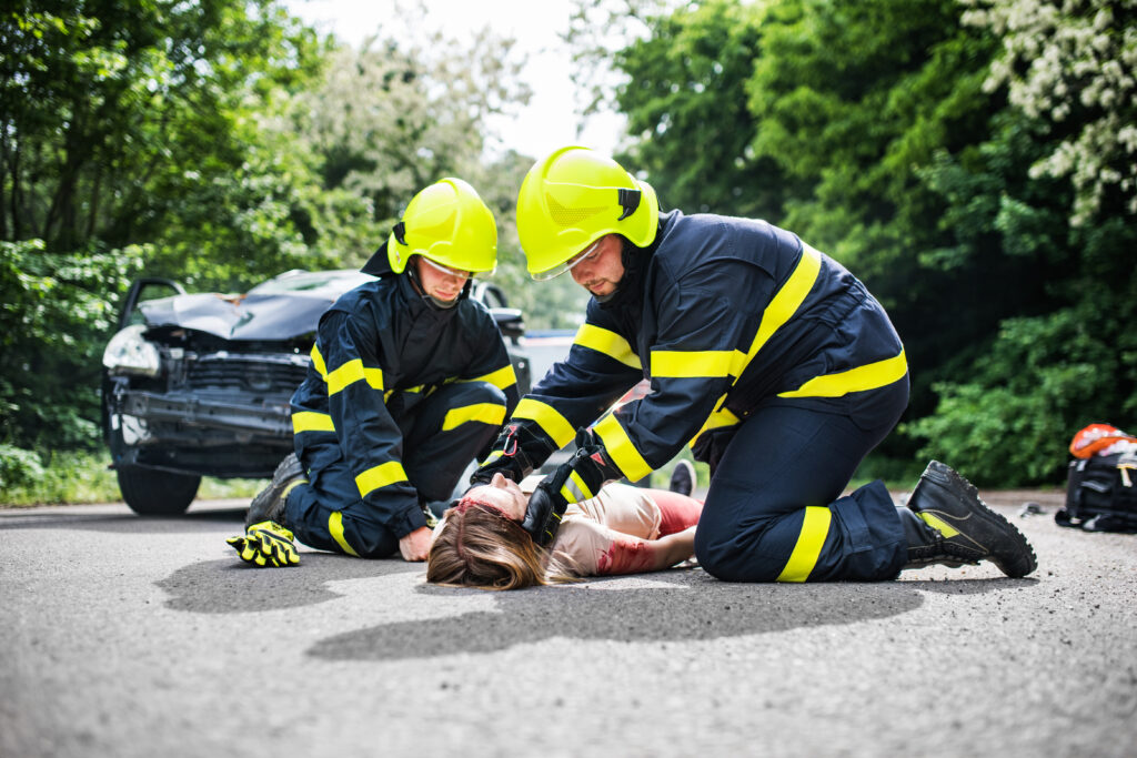 firefighters helping a young injured woman after a 2023 11 27 05 23 39 utc 1 After Action an AM Health Care Program